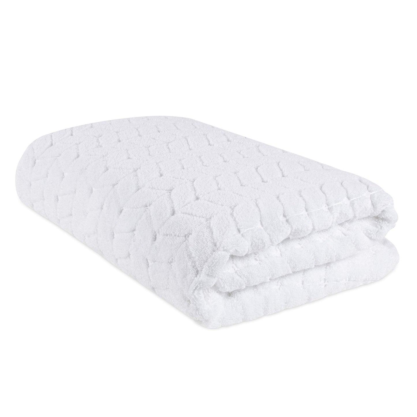 Turkish Cotton Towel Set Soft Plush Jacquard Design