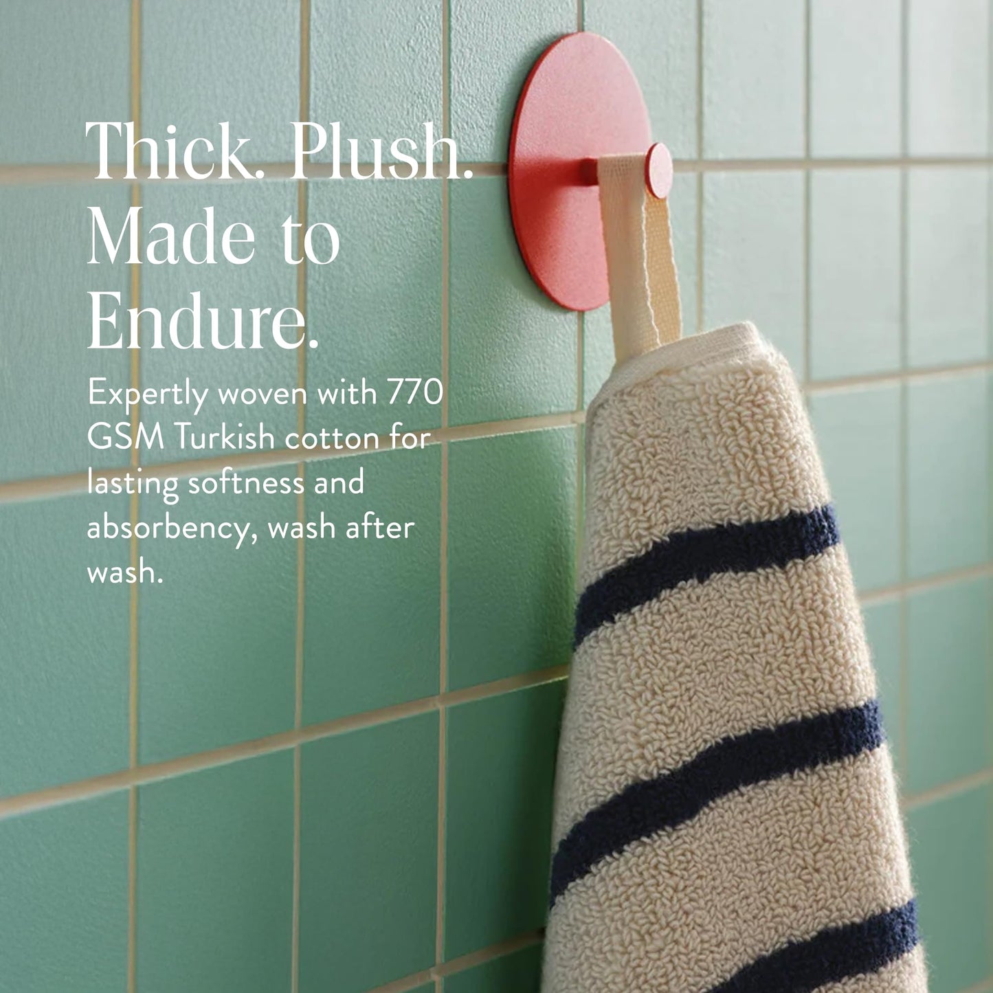 Super Plush Turkish Cotton Bath Towel Set 4-Pack