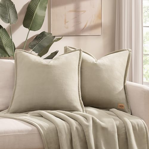 Soft Plush Decorative Accent Pillows Set of 2