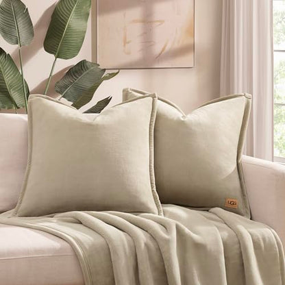 Soft Plush Decorative Accent Pillows Set of 2