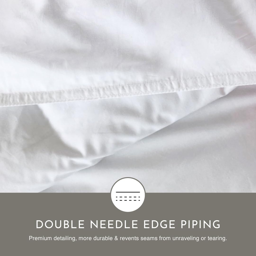 Goose Down Duvet Insert with Organic Cotton Shell
