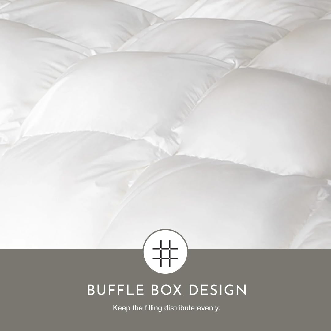Goose Down Duvet Insert with Organic Cotton Shell