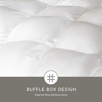 Goose Down Duvet Insert with Organic Cotton Shell