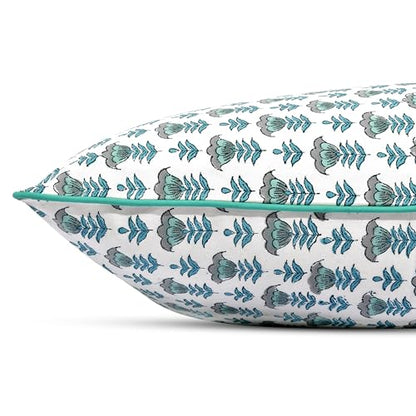 Block Print Cotton Decorative Cushion Cover Set