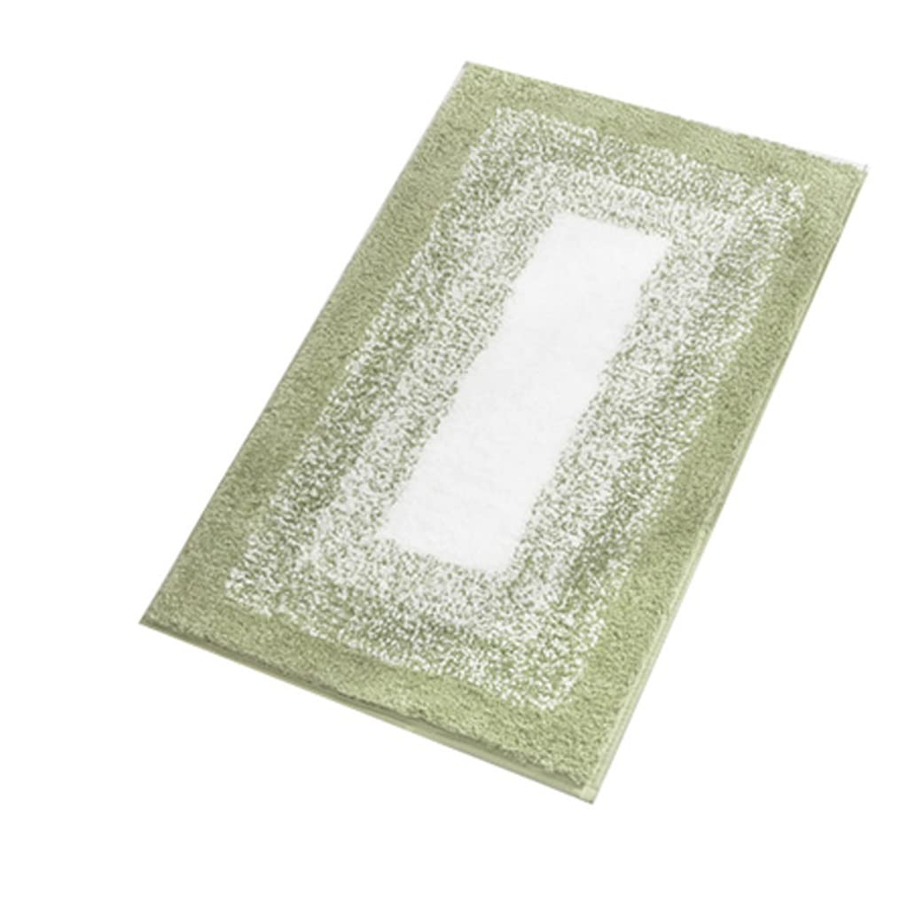 Gradient Microfiber Bath Rug Set with Non-Slip Backing