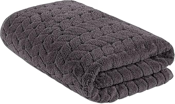 Turkish Cotton Towel Set Soft Plush Jacquard Design