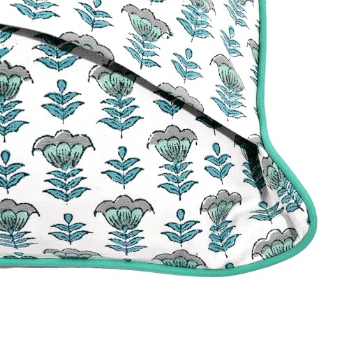 Block Print Cotton Decorative Cushion Cover Set