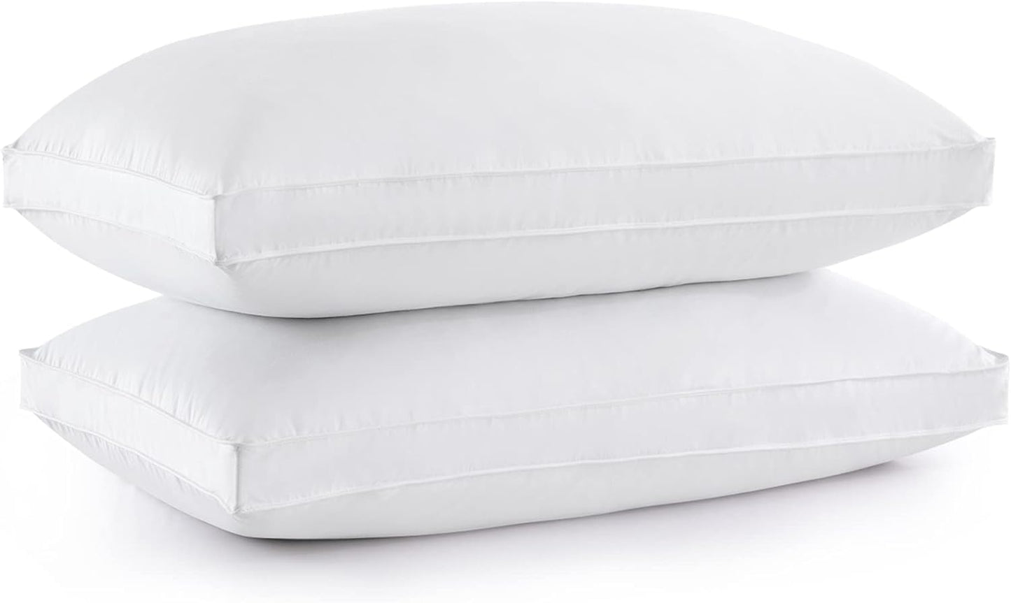Goose Feather and Down Bed Pillow Inserts Soft