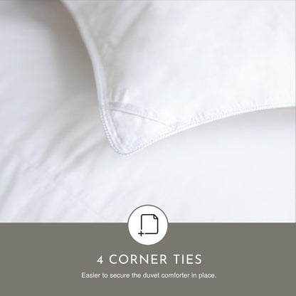 Goose Down Duvet Insert with Organic Cotton Shell