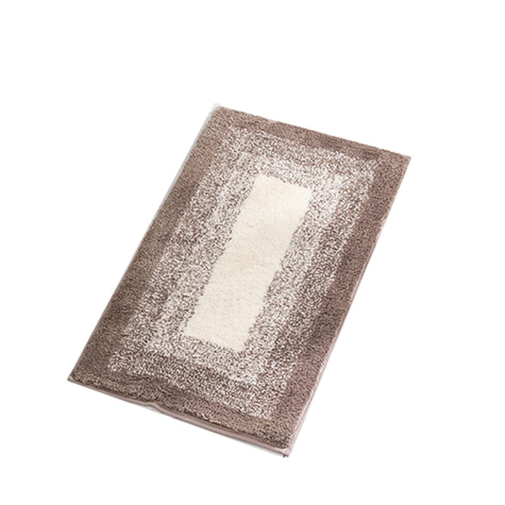 Gradient Microfiber Bath Rug Set with Non-Slip Backing