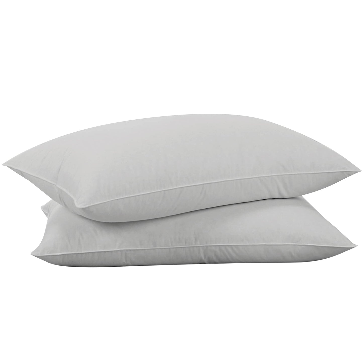 Goose Feather and Down Bed Pillow Inserts Soft