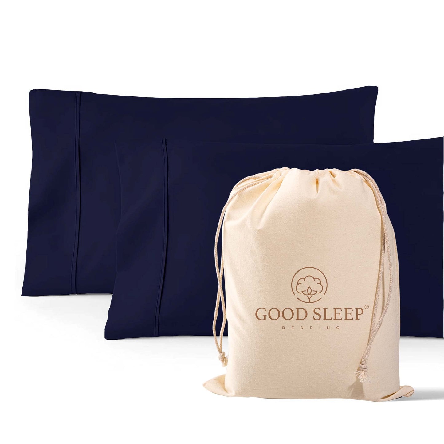 Egyptian Cotton Pillowcase Set 1000 Thread Count