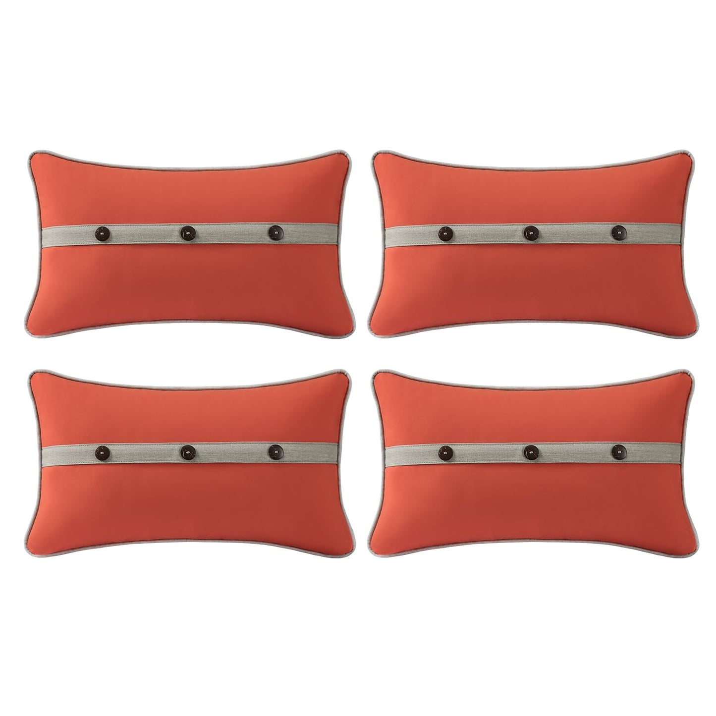 Outdoor Decorative Pillow Set for Patio Couch