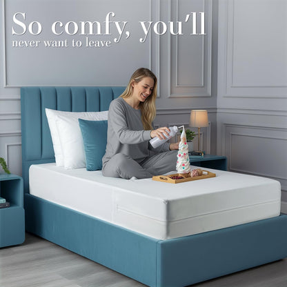 Waterproof Zippered Mattress Encasement Bed Protection