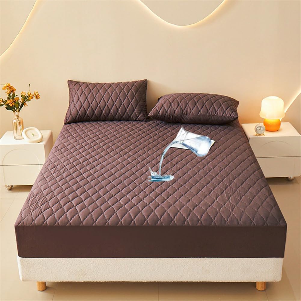 Waterproof Quilted Mattress Protector Deep Pocket Fit