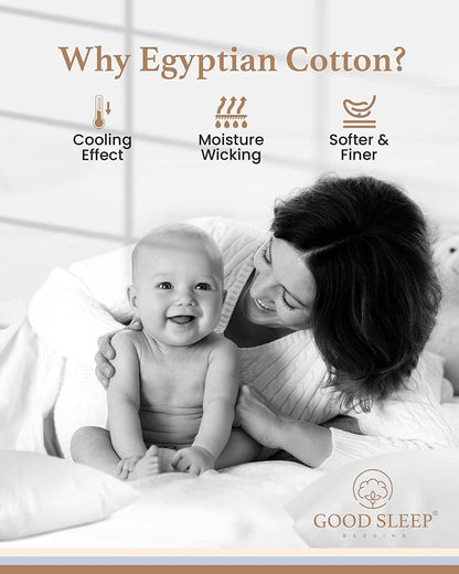 Egyptian Cotton Pillowcase Set 1000 Thread Count