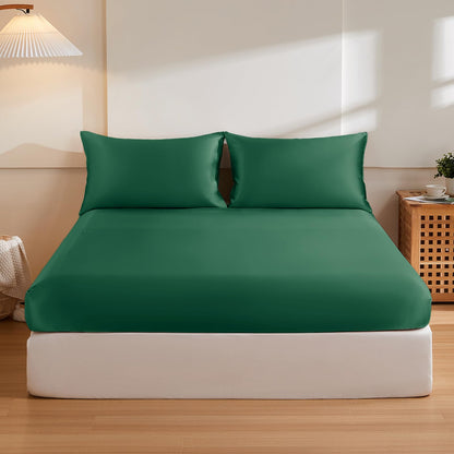 Mulberry Silk Fitted Sheet Set with Deep Pocket