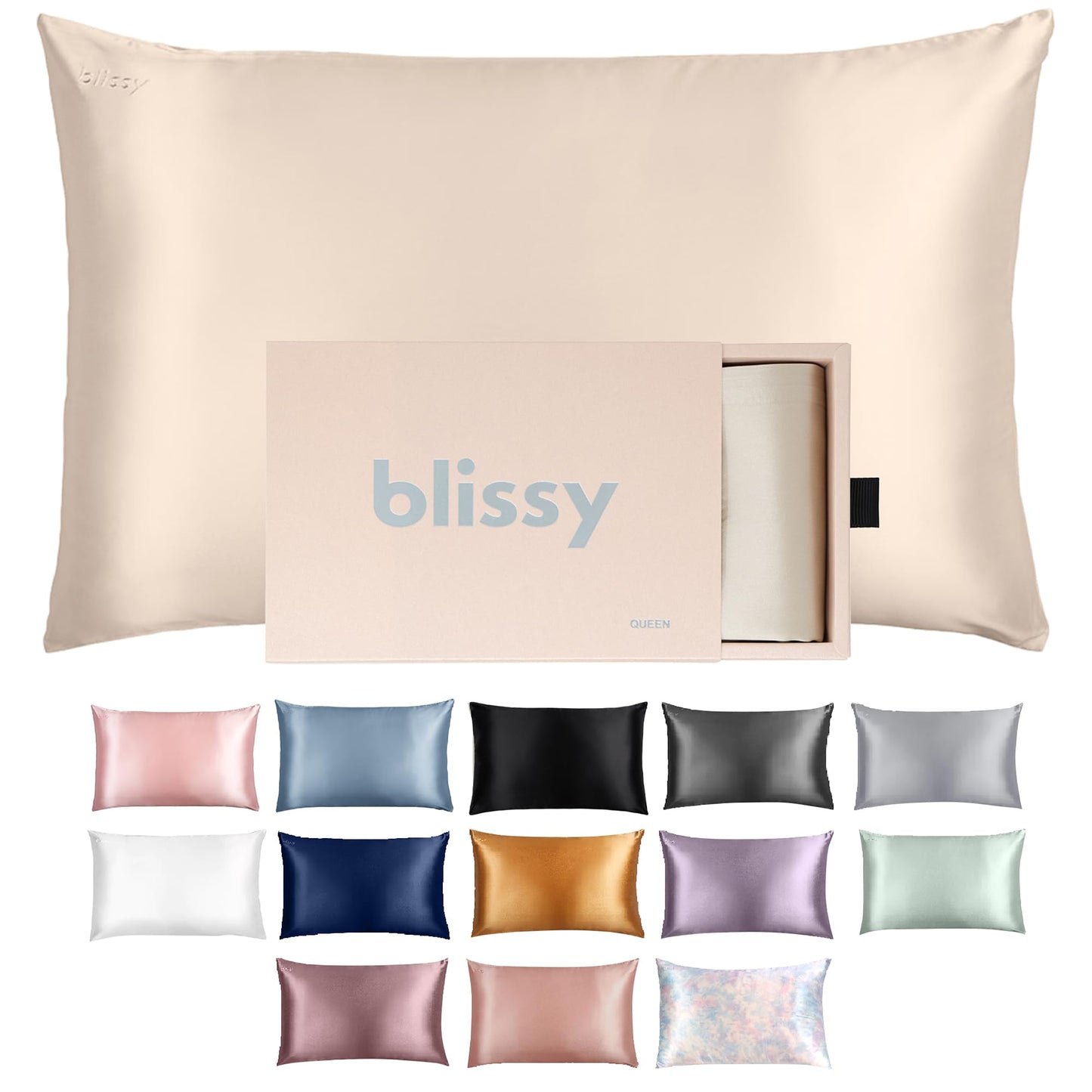 Pure Mulberry Silk Pillowcase 22 Momme Luxury Cover