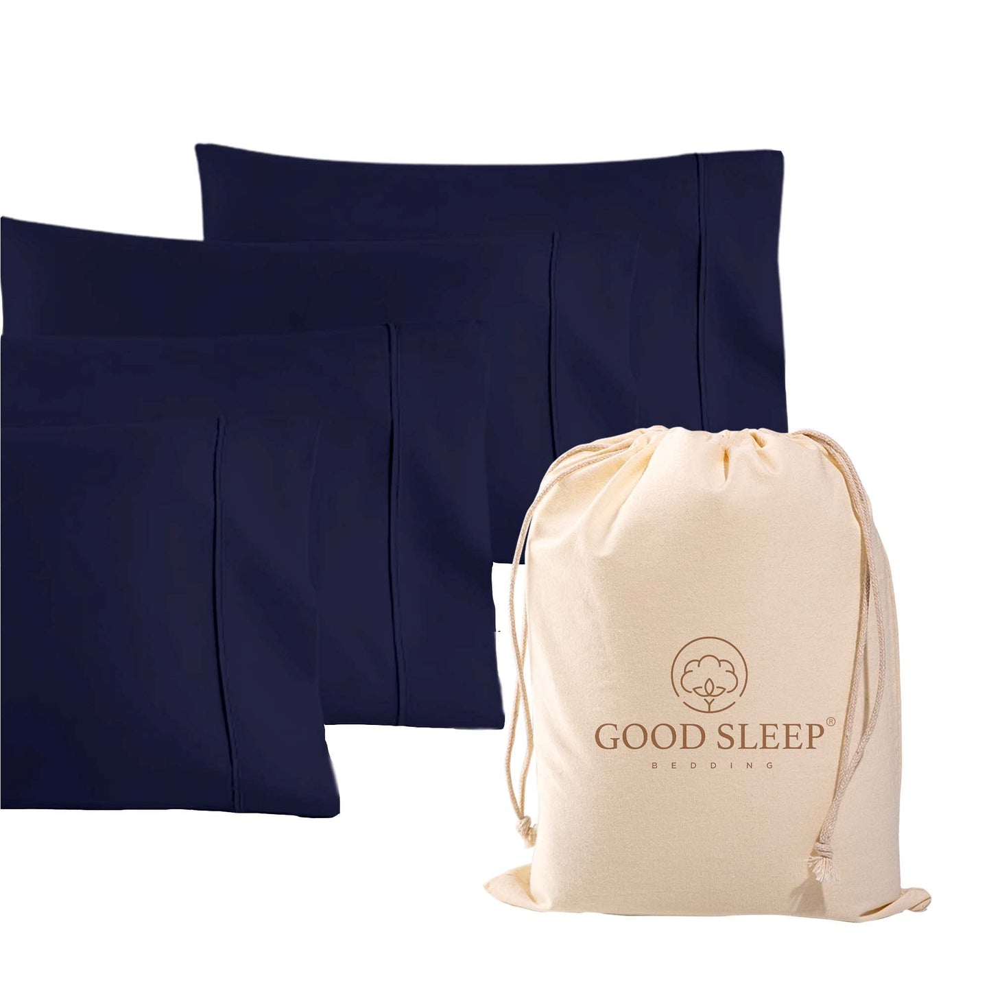 Egyptian Cotton Pillowcase Set 1000 Thread Count