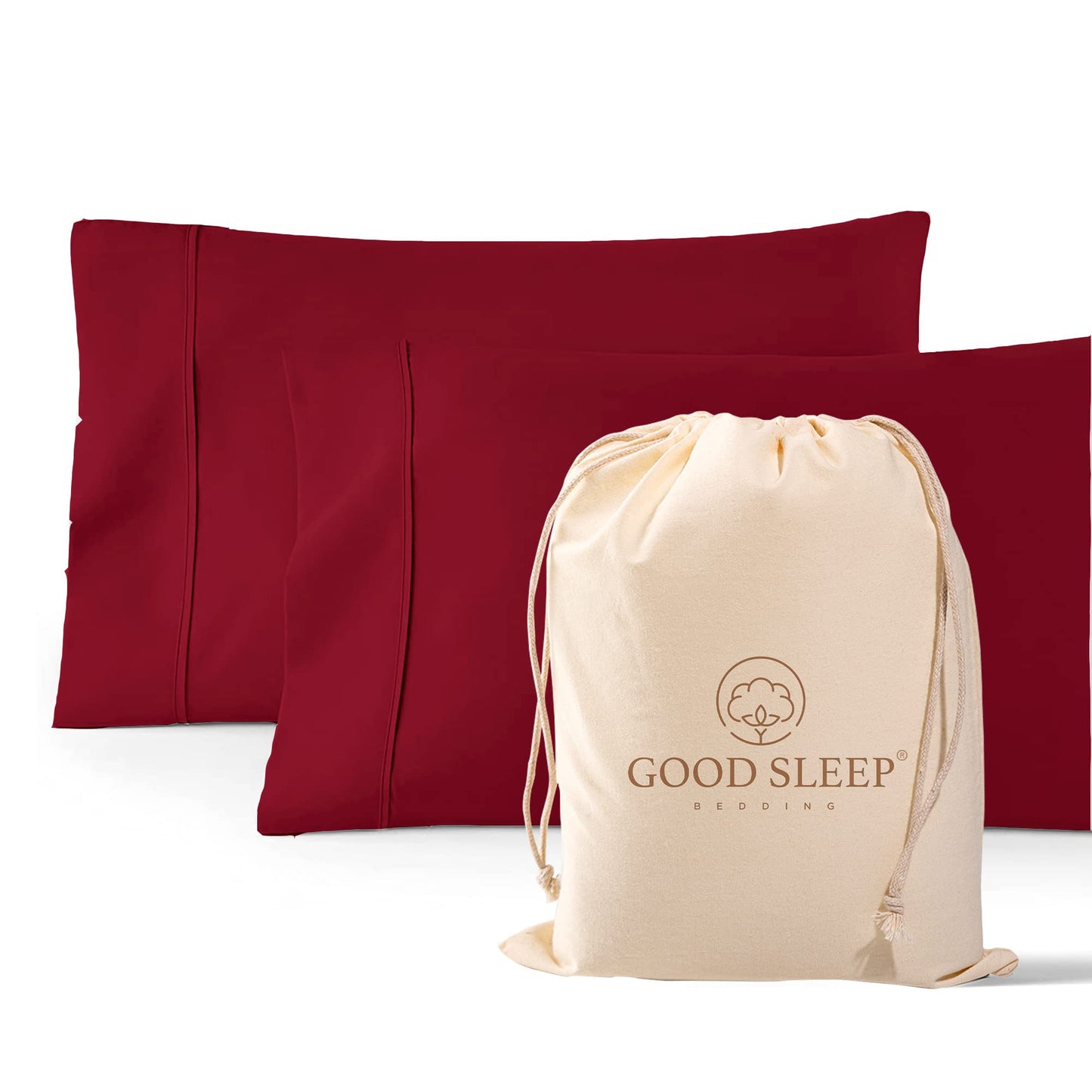 Egyptian Cotton Pillowcase Set 1000 Thread Count