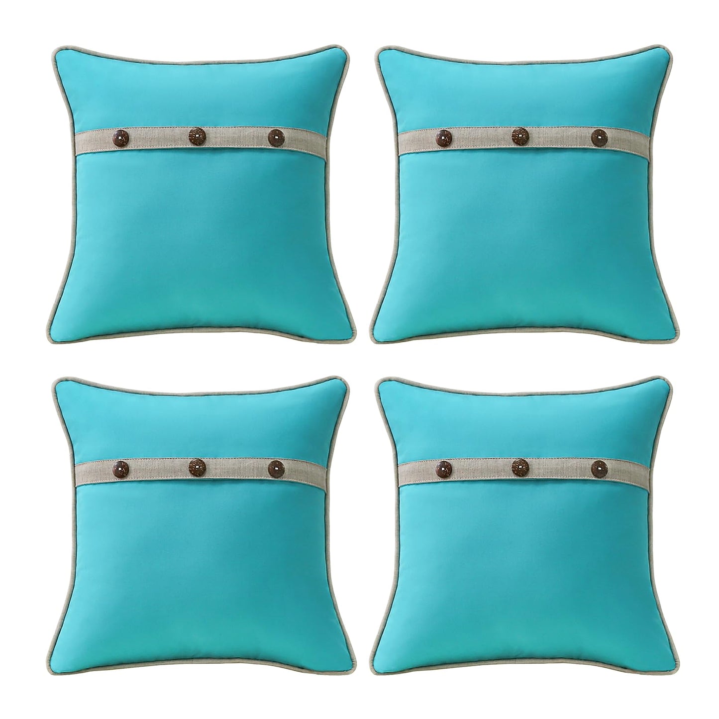 Outdoor Decorative Pillow Set for Patio Couch