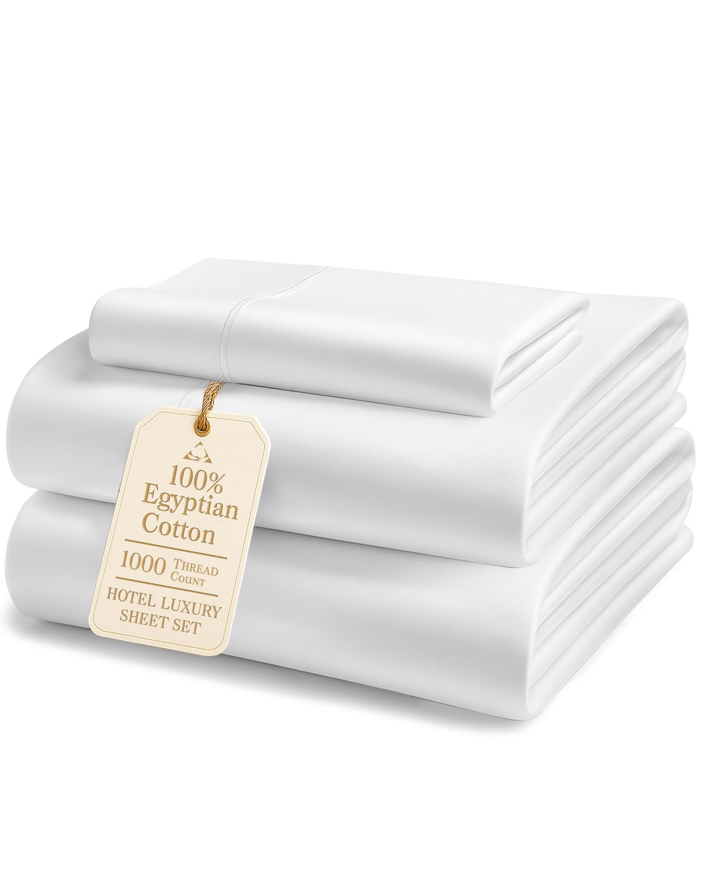 Egyptian Cotton Sheet Set 1000 Thread Count Soft