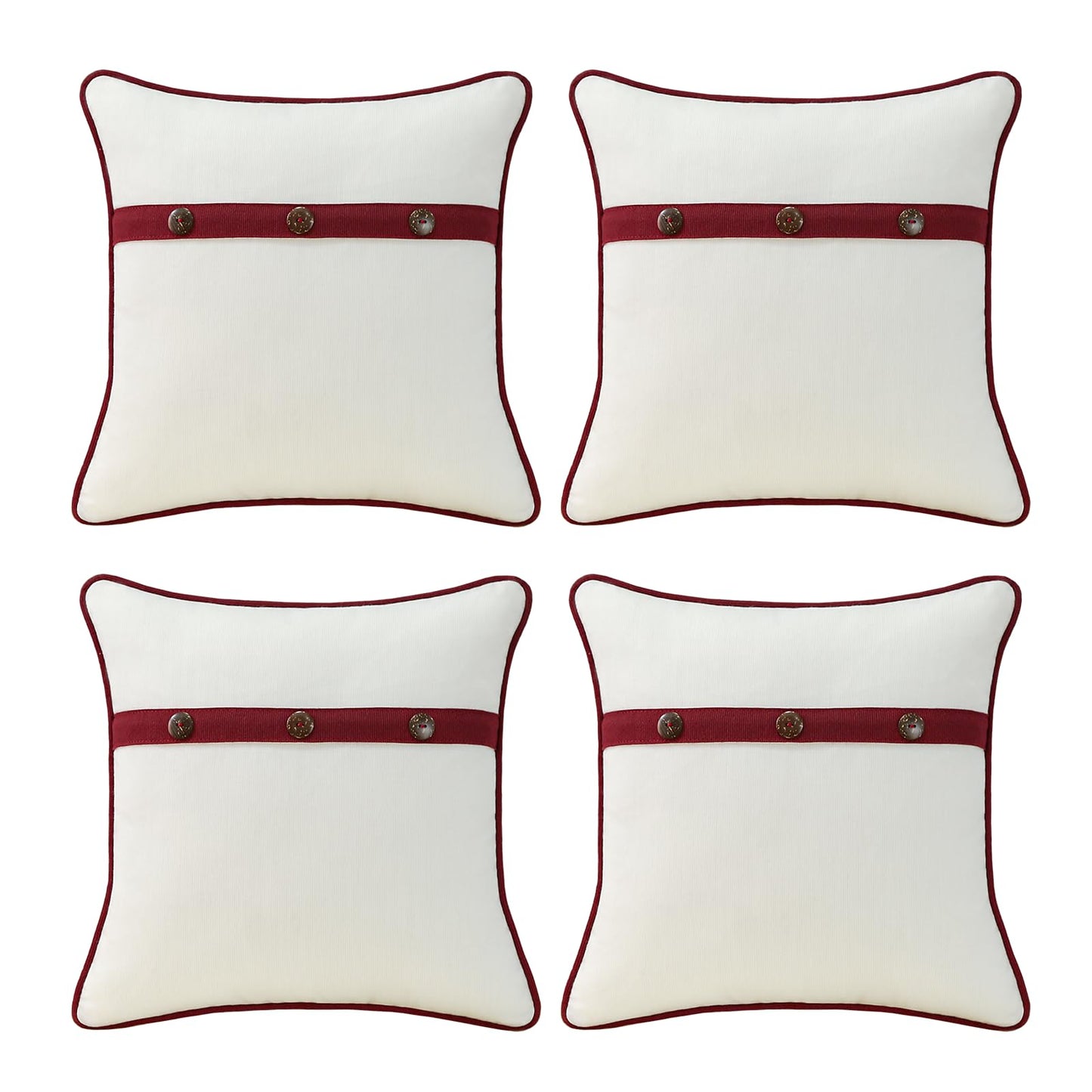 Outdoor Decorative Pillow Set for Patio Couch