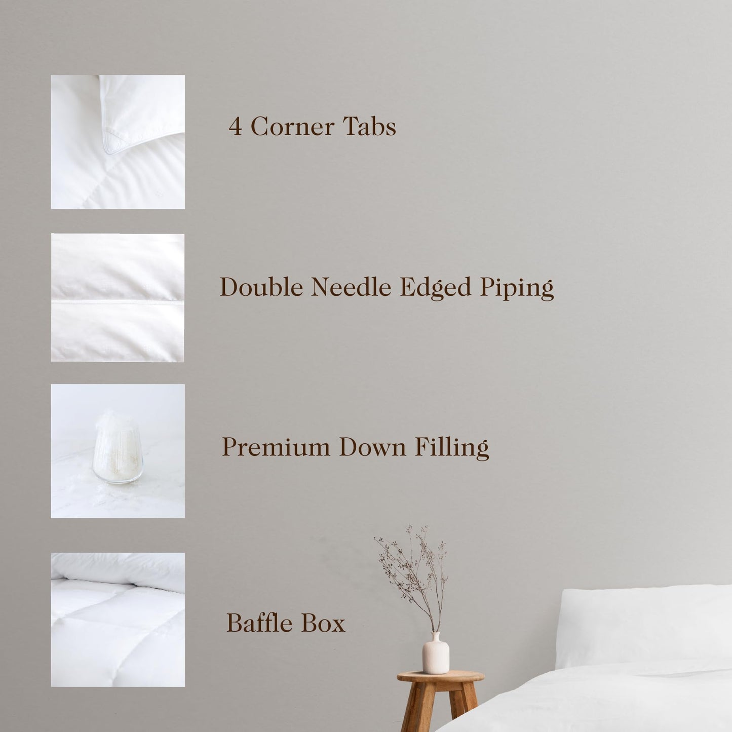 Hungarian Goose Down Duvet Insert 750 Fill Power