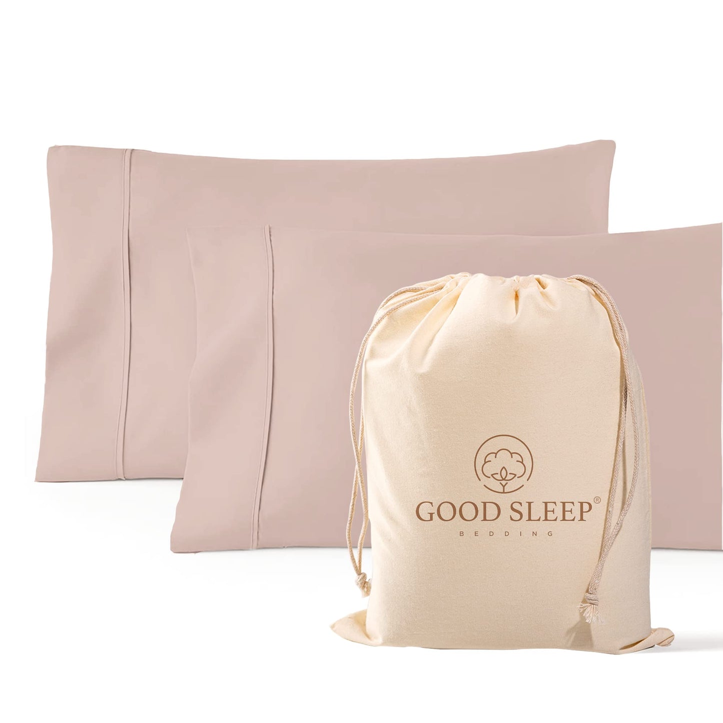 Egyptian Cotton Pillowcase Set 1000 Thread Count