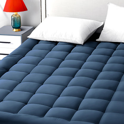 Cotton Pillow Top Mattress Pad Deep Pocket Cover