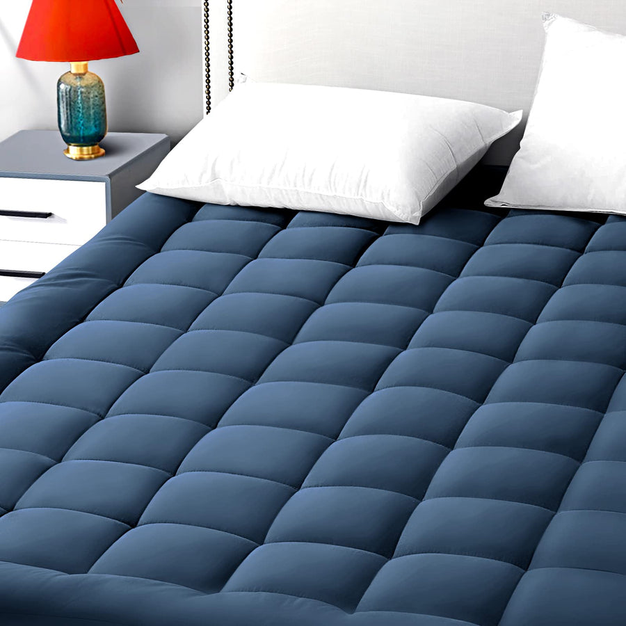 Cotton Pillow Top Mattress Pad Deep Pocket Cover