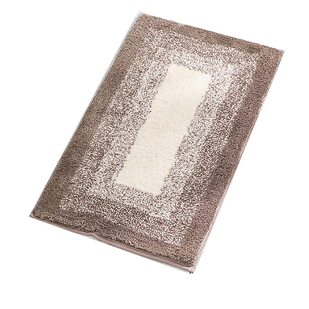 Gradient Microfiber Bath Rug Set with Non-Slip Backing