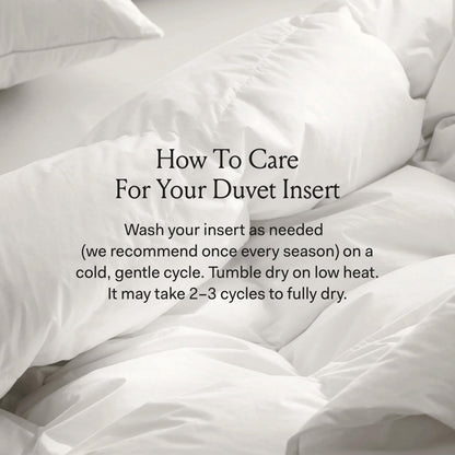 Organic Cotton Down Duvet Insert Luxury Comfort