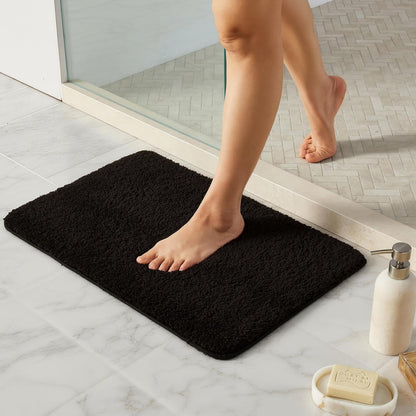 Ultra Soft Absorbent Bath Mat with Rubber Backing
