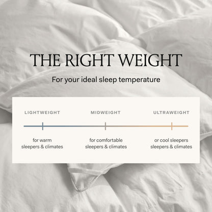 Organic Cotton Down Duvet Insert Luxury Comfort
