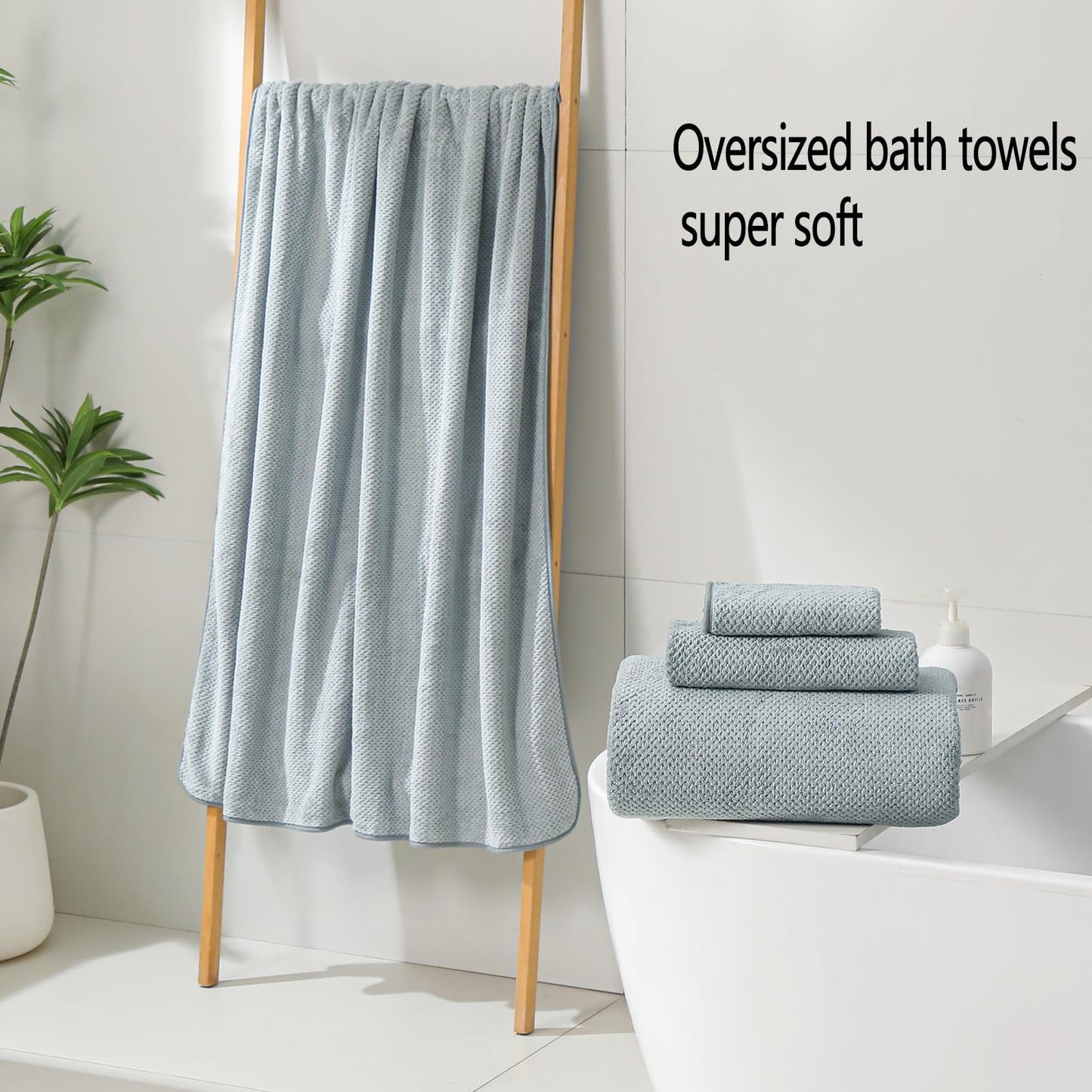 Oversized Microfiber Bath Sheet Extra Large Soft Towel