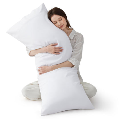 Cooling Bamboo Pillowcase Set Soft Breathable Cover