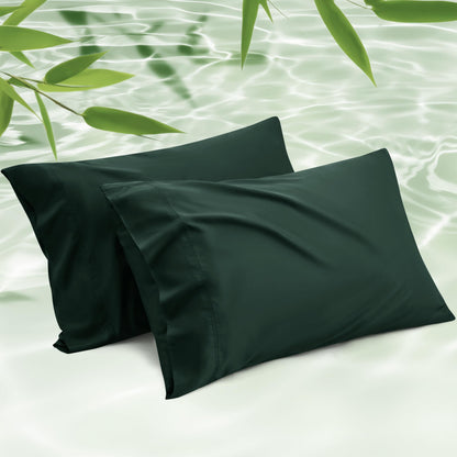 Cooling Bamboo Pillowcase Set Soft Breathable Cover