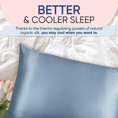 Pure Mulberry Silk Pillowcase 22 Momme Luxury Cover