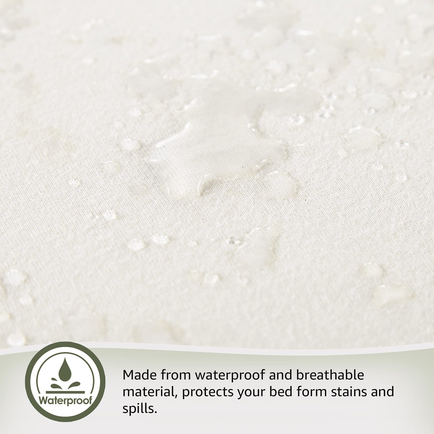 Organic Waterproof Pillow Protector and Mattress Pad