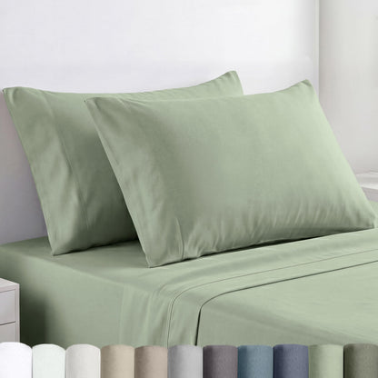 Egyptian Cotton, Soft and Crisp Percale Pillow Cases.