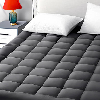 Cotton Pillow Top Mattress Pad Deep Pocket Cover