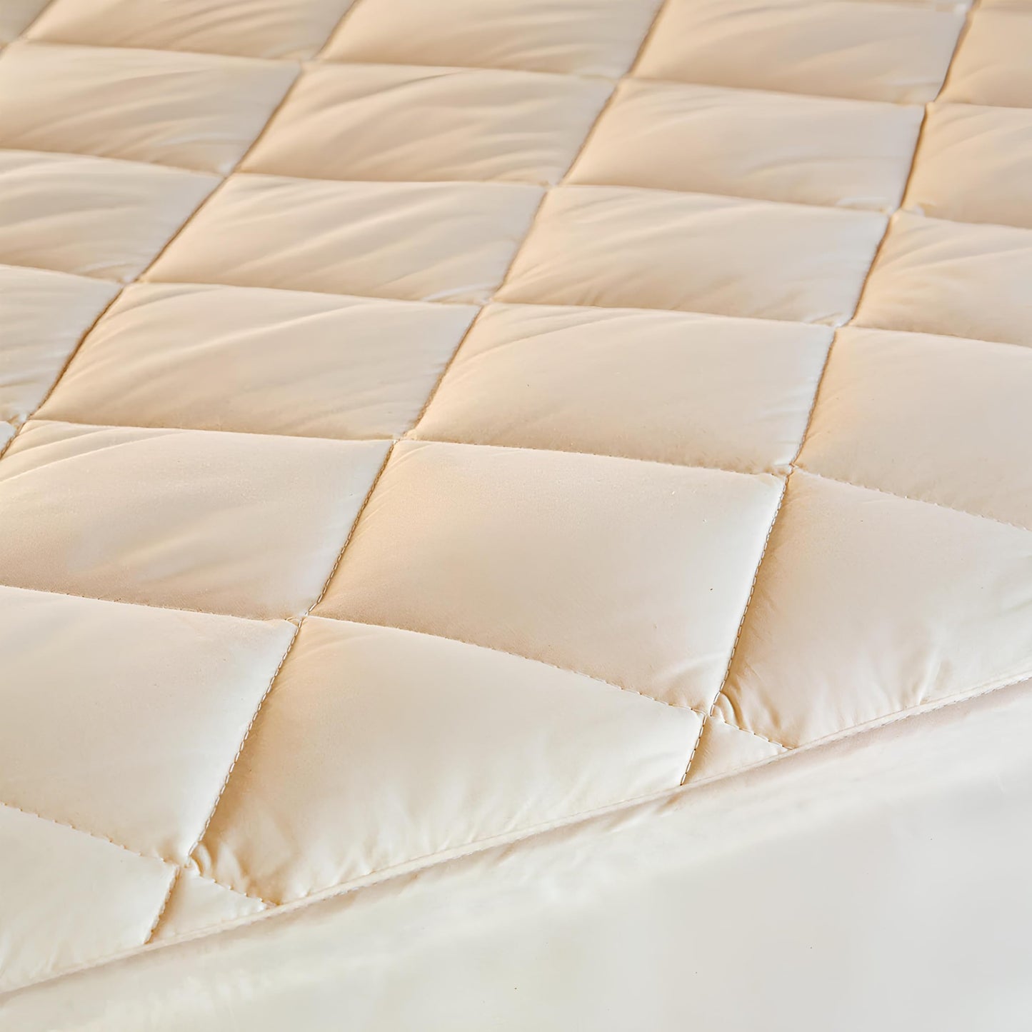 Natural Wool Mattress Protector Thermoregulating Cover