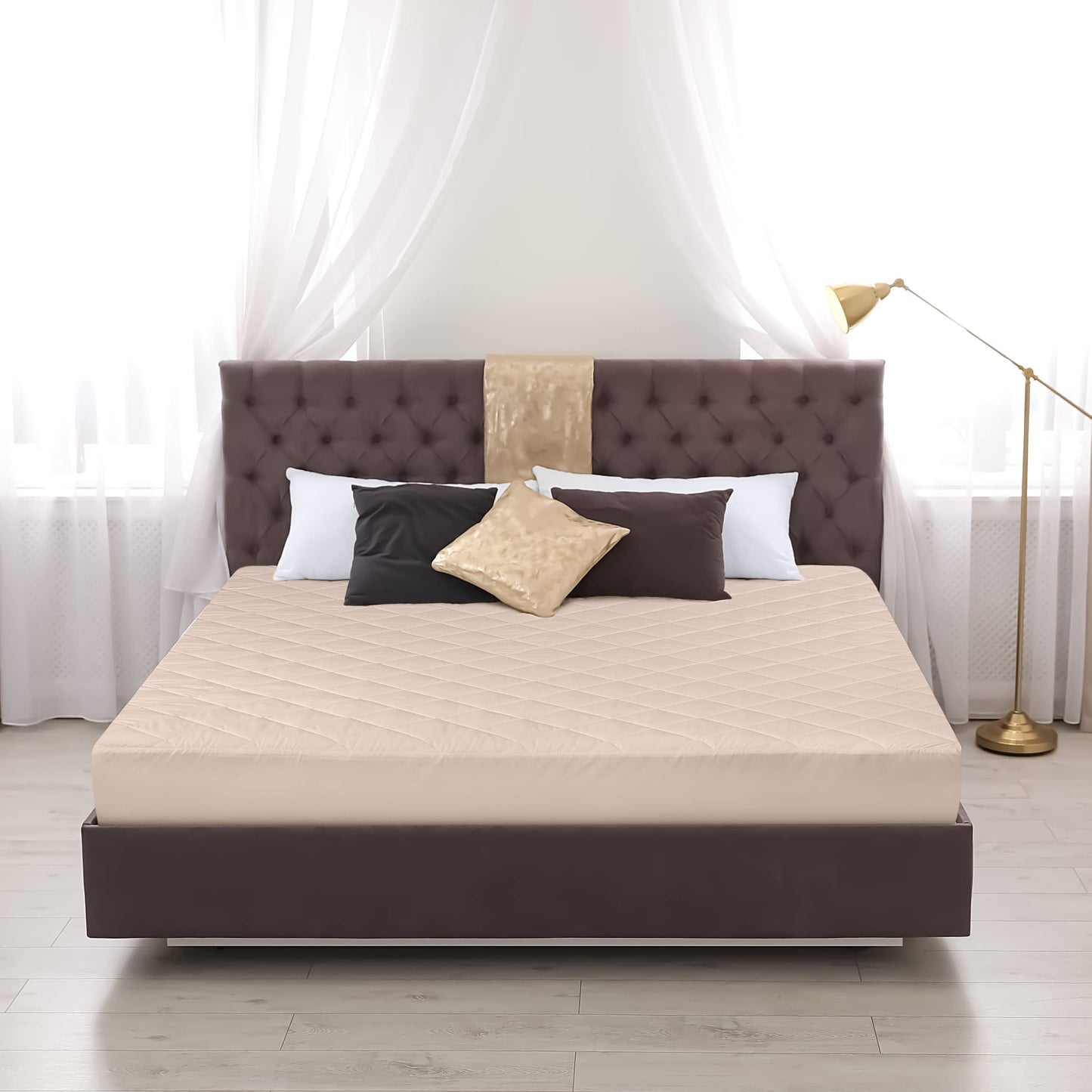 Quilted Mattress Pad Protector with Deep Pocket Fit