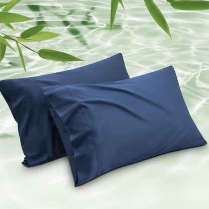 Cooling Bamboo Pillowcase Set Soft Breathable Cover
