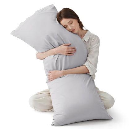 Cooling Bamboo Pillowcase Set Soft Breathable Cover