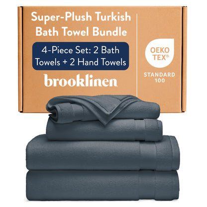 Super Plush Cotton Bath Towels Aloe Collection