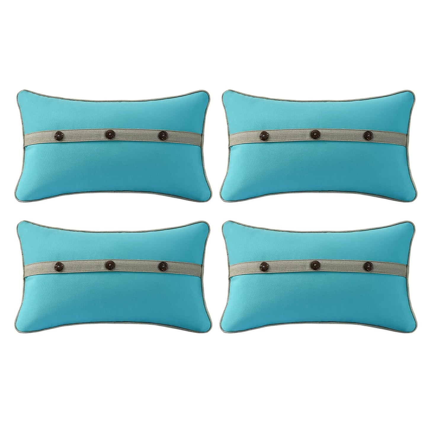 Outdoor Decorative Pillow Set for Patio Couch