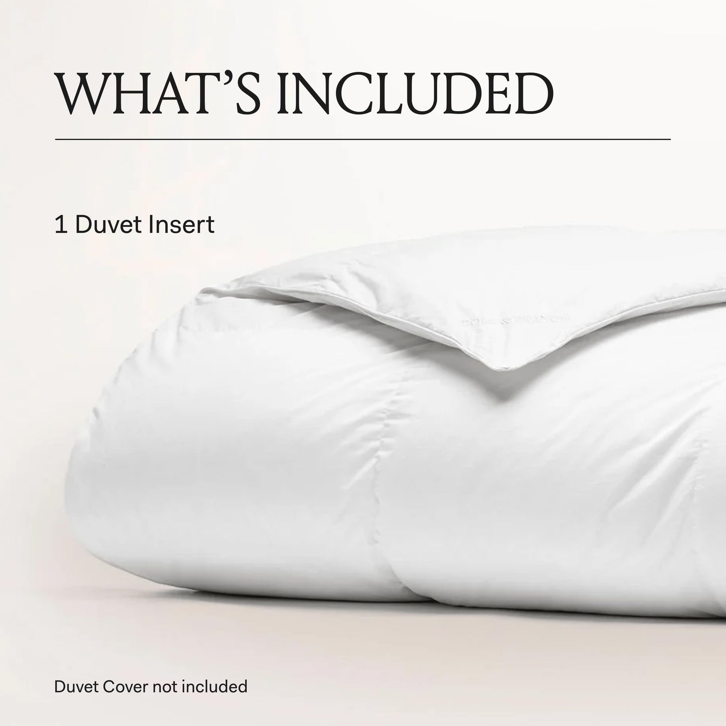 Organic Cotton Down Duvet Insert Luxury Comfort