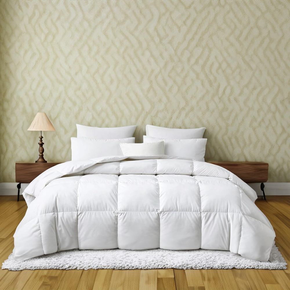 Goose Down Duvet Insert with Organic Cotton Shell